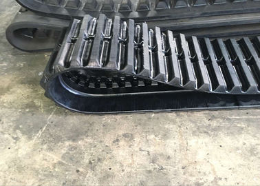Piezas de goma flexibles del camión volquete, tipo de la correa eslabonada sobre las pistas del caucho del neumático