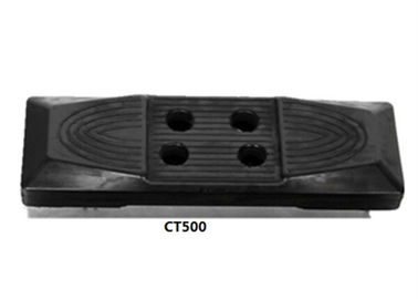 Reducción del nivel de ruidos negra de los cojines de goma del excavador del color para Hitachi EX120