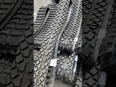 Pista de goma 180X72 para robot pequeño