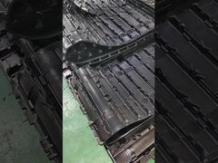 104.92kg Cadena de goma negra para moto de nieve 320*72*43mm para sistema de orugas de goma