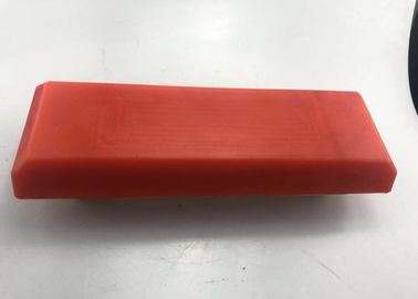 Los cojines de la pista de la pavimentadora del color rojo llevan - el diseño resistente del chaflán para la fresadora