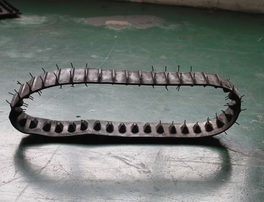 500x50.5x56/380x50.5x45/254x64x27 Cadena de goma para motos de nieve, quitanieves y motos de nieve