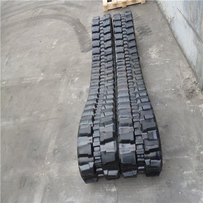300 X 52,5 X 82W Pistas de caucho para excavadoras para máquinas de construcción de excavadoras