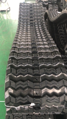 ZZS450x86x56 patrón de zigzag deslizamiento dirección cargador tamaño de goma ajustable pista