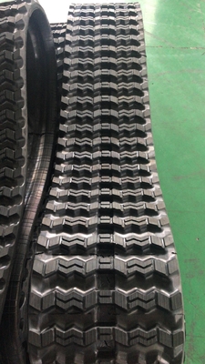 ZZS450x86x56 patrón de zigzag deslizamiento dirección cargador tamaño de goma ajustable pista