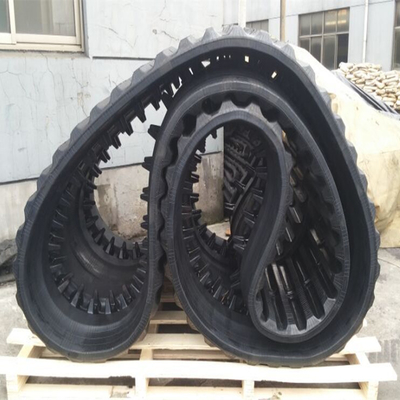 700x125x78 OEM Menos daños en el suelo Large Dumper LD700 Pistas de caucho