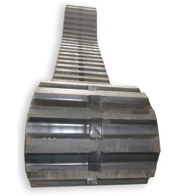 700x125x78 OEM Menos daños en el suelo Large Dumper LD700 Pistas de caucho