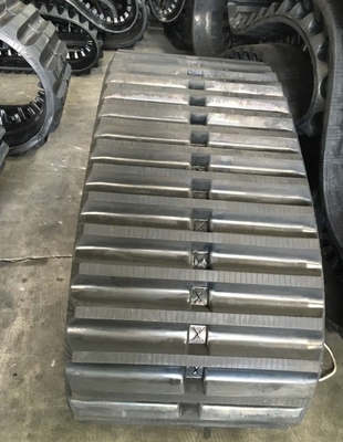 700x125x78 OEM Menos daños en el suelo Large Dumper LD700 Pistas de caucho