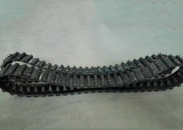 Pequeñas pistas materiales de goma del tanque, 50 pistas de Caterpillar del vínculo para los robots