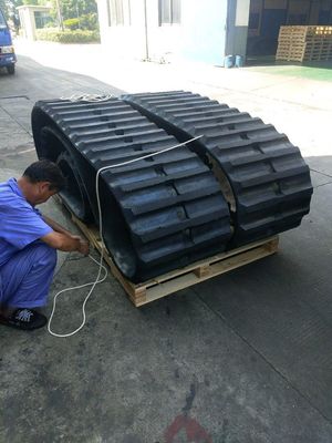 600*125*62 OEM Cralwer Dumper RT800 Dumper Carretera de caucho