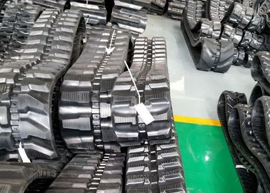 El caucho negro del excavador sigue la anchura de 250m m para Kubota Kc50/Tanaka Dc202