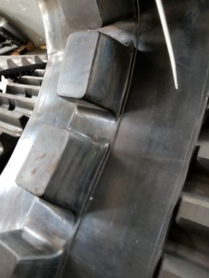 406x152.4x52 Accesorios de pista de caucho para pavimentadores de asfalto para Dynapac F141CR/R141CS