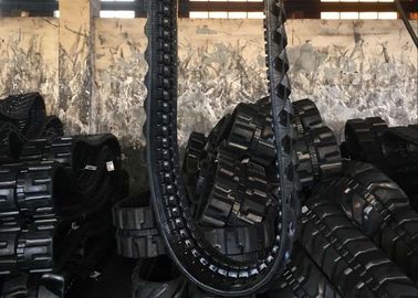 pistas de goma del negro del reemplazo de 300x53x80K Kubota para la mini maquinaria de construcción