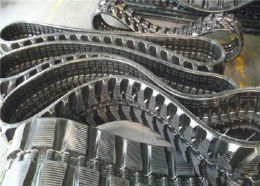 pistas de goma del negro del reemplazo de 300x53x80K Kubota para la mini maquinaria de construcción