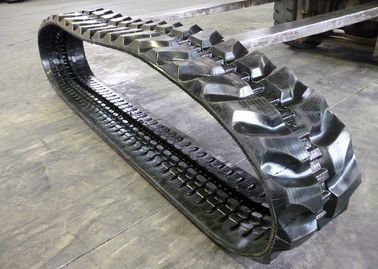 pistas de goma del negro del reemplazo de 300x53x80K Kubota para la mini maquinaria de construcción