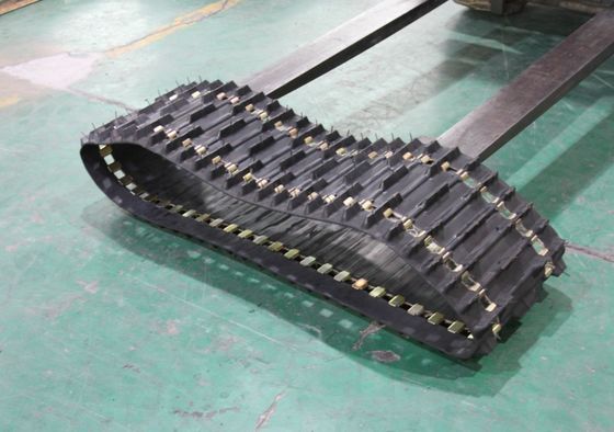 500x50.5x56/380x50.5x45/254x64x27 Cadena de goma para motos de nieve, quitanieves y motos de nieve