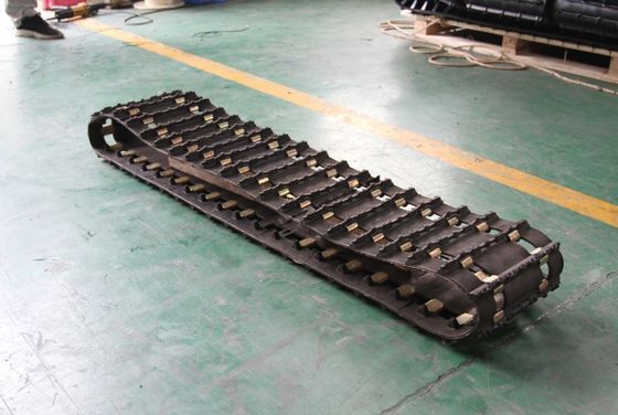 500x50.5x56/380x50.5x45/254x64x27 Cadena de goma para motos de nieve, quitanieves y motos de nieve