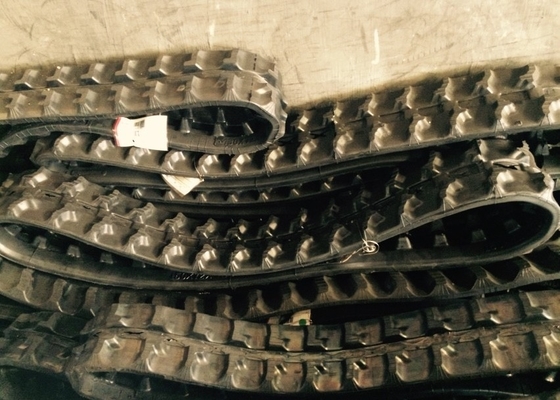 Anchura de PC02 Mini Excavator Rubber Track Lightweight Mechnical 150m m